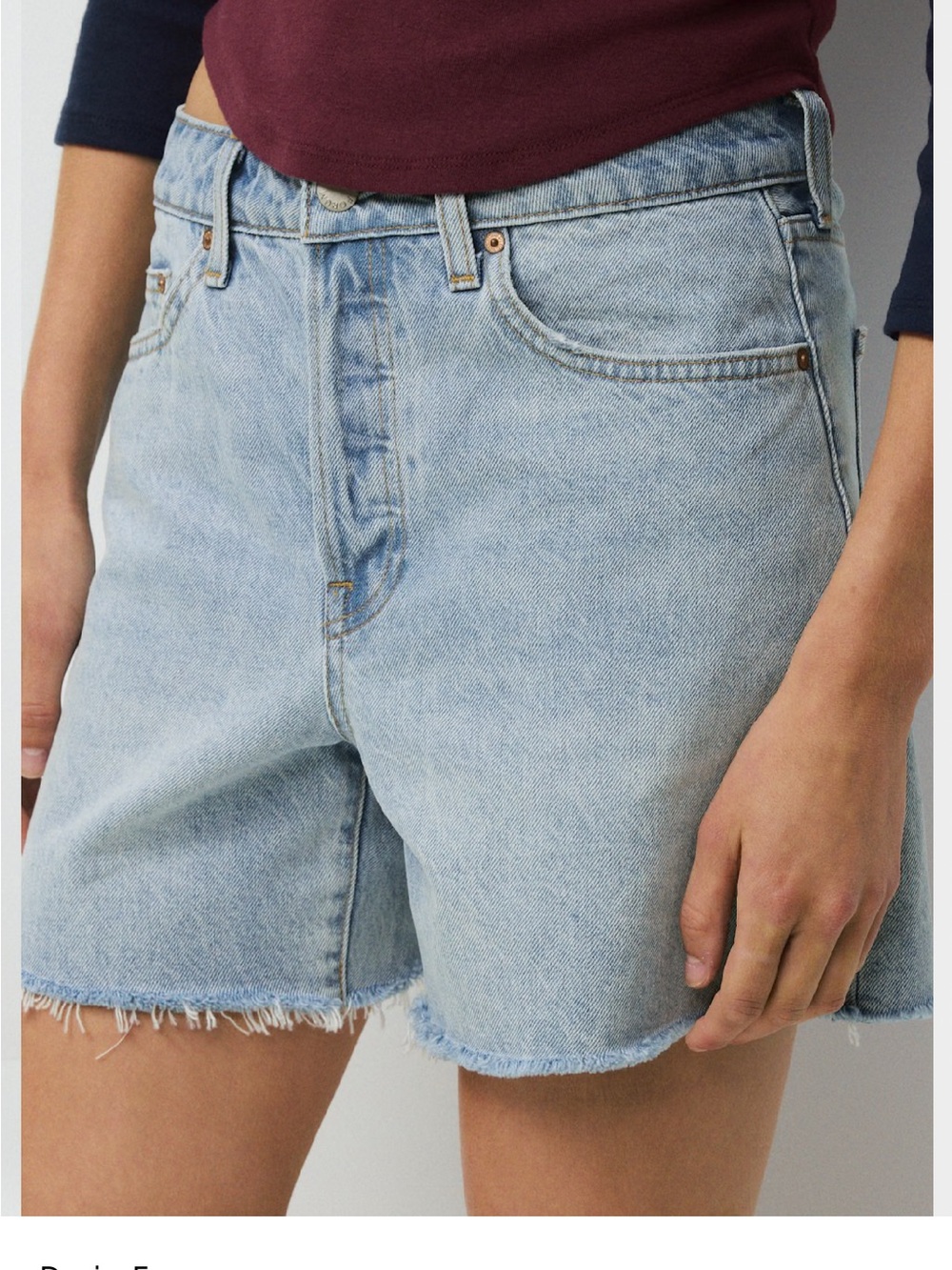 Aritzia Denim Forum Shorts
